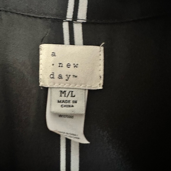 Duster cardigan - black and white stripe - Picture 3 of 3